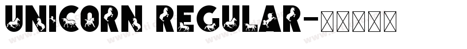 Unicorn Regular字体转换